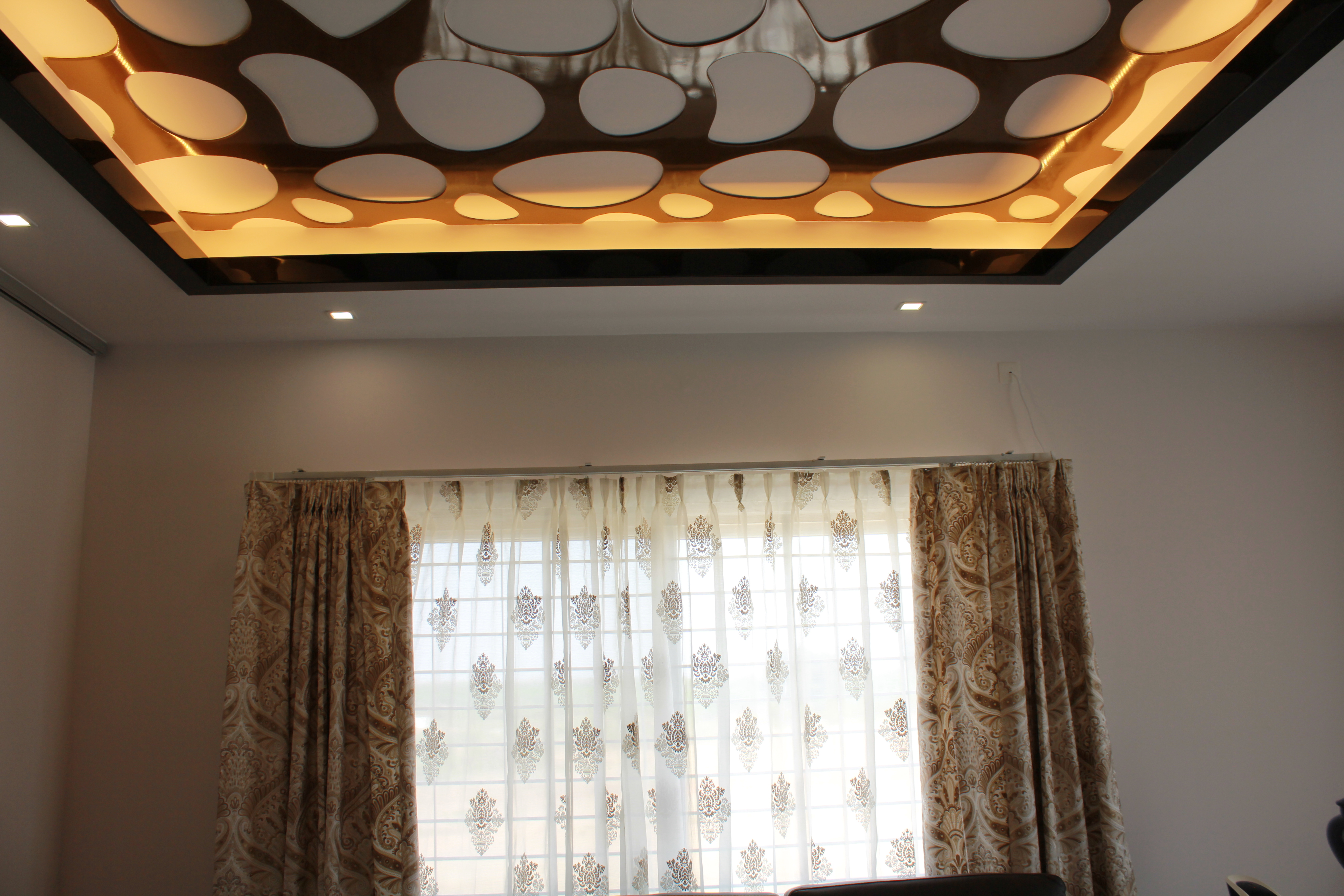 Motorized Curtains — Bedroom